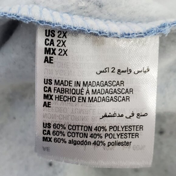 Karen Scott Sport Essential Blue Fleece Sweatshirt NEW NOWT Size 2X - Picture 10 of 12